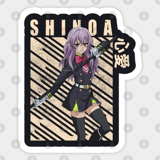 Shinoa Hiragi - Owari no Seraph Sticker by Otaku Emporium